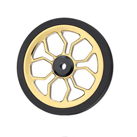 1 Par Easywheel Arbetsbesparande Push-däck Vikbar Cykeldel