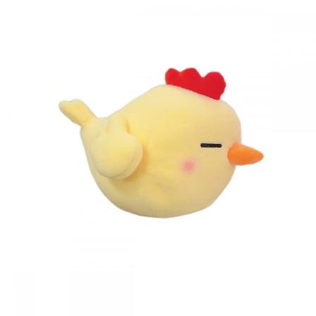 Kycklingplyschleksak, söt plyschdjur, knubbig mjuk höna plyschdjur plysch, mjuk tecknad anime docka figur kudde överraskningsgåva för fans