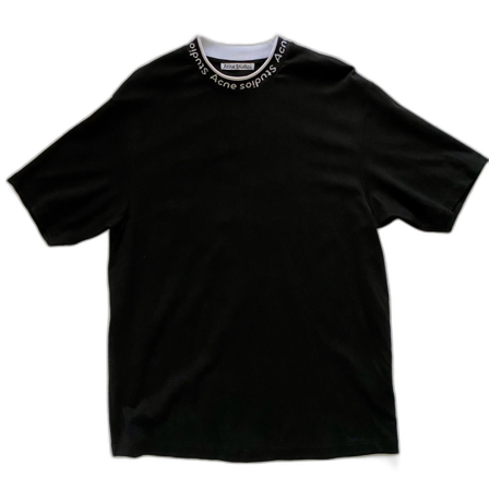 Acne Studios Logo Mock Neck Tee S NYSKICK