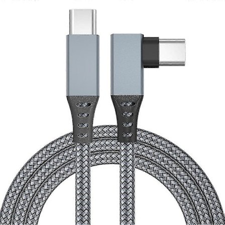 Länkkabel för Oculus Quest 2, snabbladdning & PC-dataöverföring USB C 3.2 Gen1 5 Gbps PD-överföringsladdningskabel VR-headset länkkabel