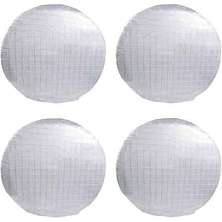 4 st Däcköverdrag 27-29 tum Vattentäta Bil Däcköverdrag Aluminiumfolie Reservhjulsskydd Dammskydd