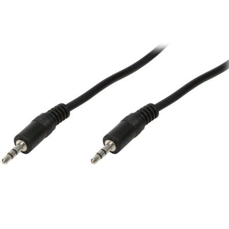 Lydkabel 3,5 mm han - 3,5 mm han stereo