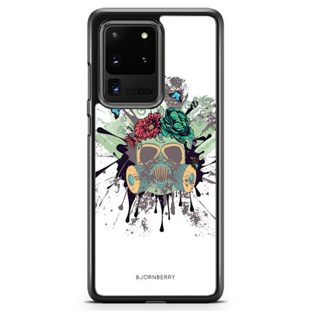 Bjornberry Skal Samsung Galaxy S20 Ultra - Gas Mask Blommor