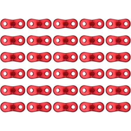 30 st tältlinjespännare, tältlinjespännare, repjusterare, aluminiumlegering, repspänne, repjusterare för tältpresenning, vandring, camping, 