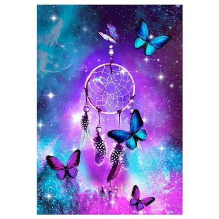 Sommerfugl Diamantmaleri, Diamantmaleri, Full Diamantbroderi