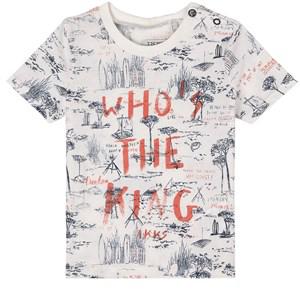 Kids - IKKS White Who's the King T-Shirt 2 years - Tops - 2 years - White