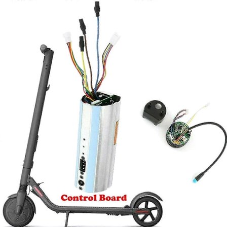 Kompatibel med Ninebot Segway ES1 ES2 ES3 ES4, Kontrollkretskort Dashboard Kit Montering