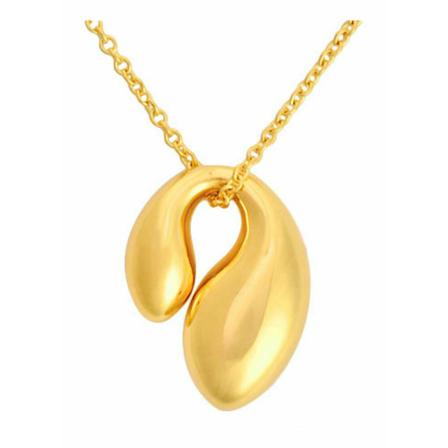 Tiffany & Co. Pre-owned Necklaces , Geel , Dames , Maat: ONE Size Vintage Sieraden