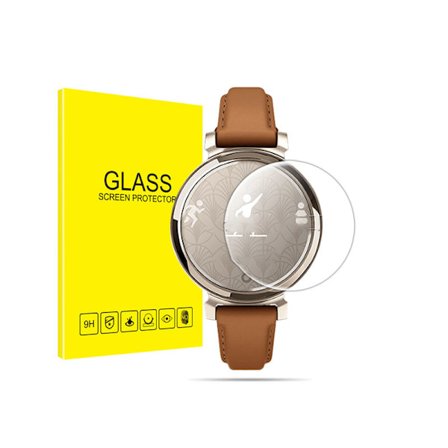 Hærdet glasskærmbeskytter til smartwatch, 2-pak Garmin Lily 2