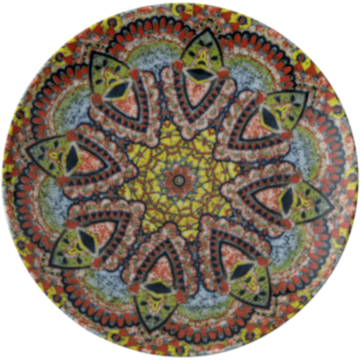 Arthur Krupp Mandala Tallrik