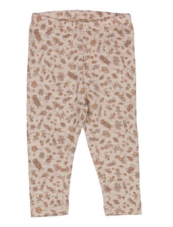 Wool Leggings Outerwear Leggings Multi/mönstrad Wheat