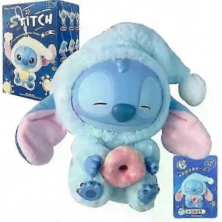 Ny Miniso Stitch Spis Noget Før Søvn Serien Vinylfigur Blind Box UK! 1 stk