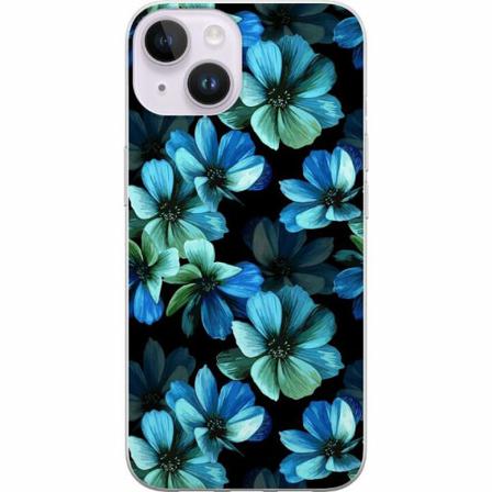 Apple Iphone 14 Genomskinligt Skal Blommor