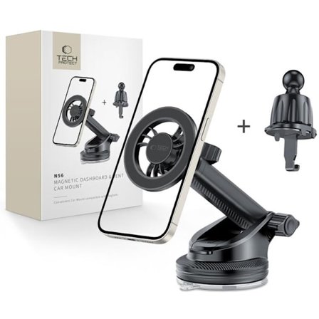 Tech-Protect Bilholder Magsafe Magnetisk N56 - Sort