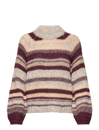 Objhedvy L/S Knit Pullover 123 Pulllover Brun Object