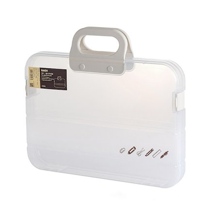 Bärbar fillåda Plast A4- organizer