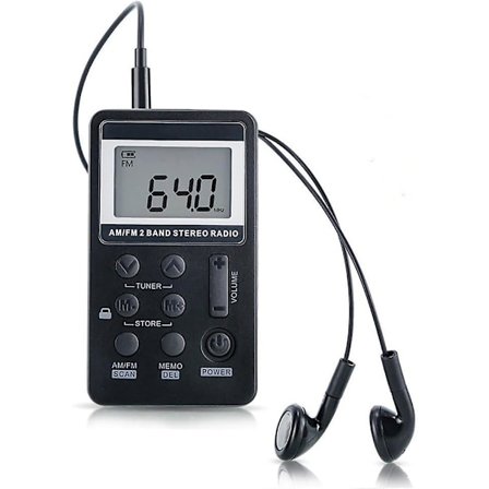 Bärbar Radio Mini Radio Pocket Fm Personlig Radio Dsp Digital Tuning Stereo Radio Mini mottagare med LCD-skärm