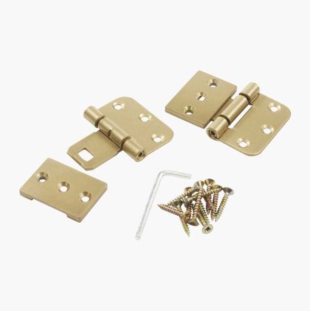 Biltema - Hengsler gull 2 stk.