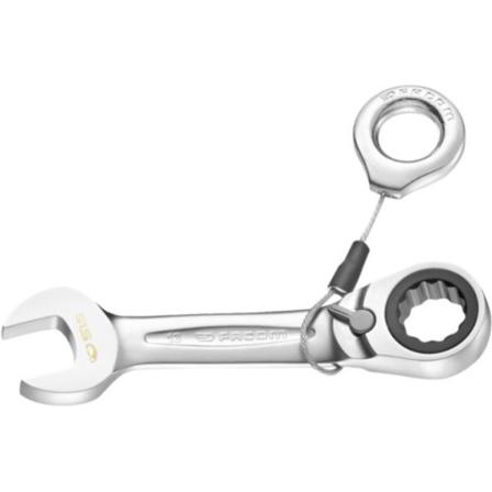 Facom 467S.11SLS U-ringnøkkel med skralle og kort skaft 11 mm, lengde: 103,5 mm, Håndverktøy