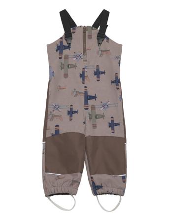 Nmmalfa08 Softshell Bib Pant Flying Fo Brown Name It