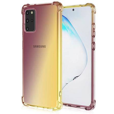 Samsung Galaxy S20 Plus - Floveme Silikone Cover Svart/Guld