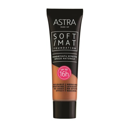 ASTRA MAKEUP SOFT MAT FOUNDATION 0008 - CHOCO 30ml - Fondotinta liquido