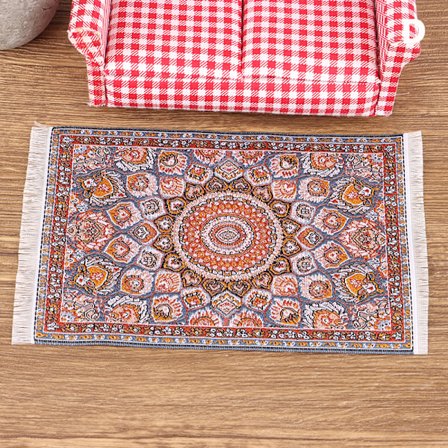 1Pc 1:12 Dukkehus Miniatyr Gulv Teppetrekk Teppe Gulvmatte H
