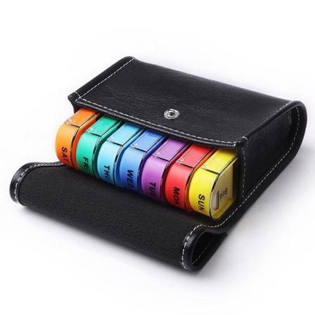 TG Dosettboks med 28 rom - Enkel og brukervennlig Flerfarget