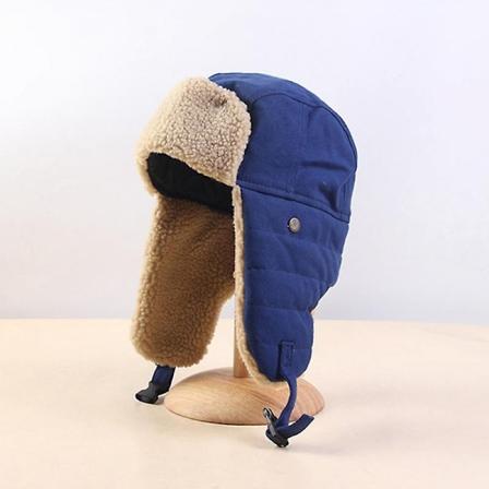Plus Fleece Varmt Hætte Mænd Og Kvinder Vinter Ørebeskyttelse Lei Feng Hætte Fortykket Kold Hætte