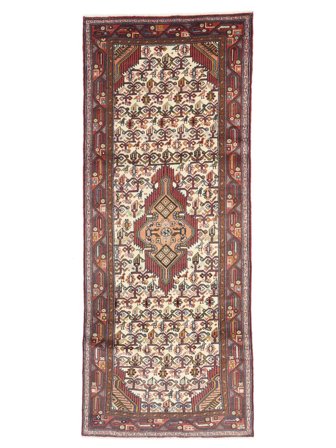 81X201 Tapis D'orient Asadabad De Couloir Marron/Rouge Foncé (Laine, Perse)