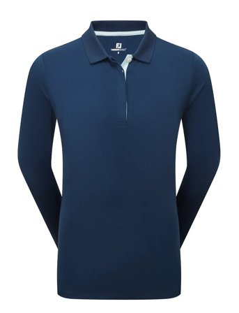 FootJoy Ts L/S Shirt - Navy - M