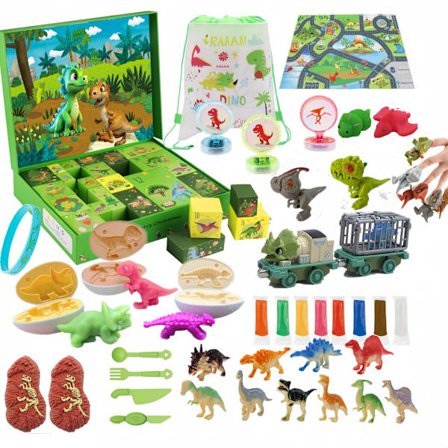 Adventskalender 2026, 24-dagars Monster Truck Julnedräkningskalender för pojkar