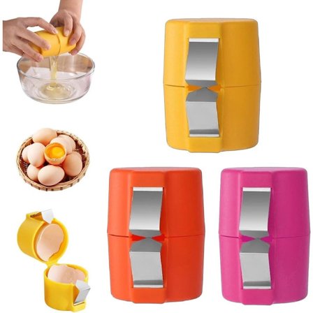 3-delt - Eggeskallkutter - Eggeskallåpner for kokte egg