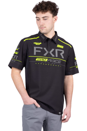FXR Race Div Performance Pikétröja Svart/Hi-Vis M