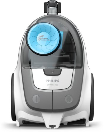 Philips 2000 Series XB2122 - støvsuger - kanister - arktisk hvitt / himmelblå