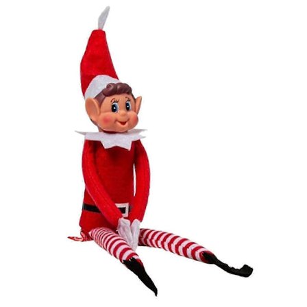 Elf Dukke Juledekoration Julepynt til Fødselsdagsgave Hylde Stue[D]