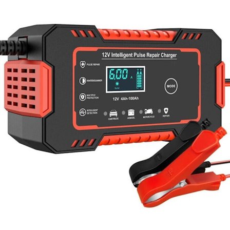 12V 6A Intelligent Bilbatterilader 12V Bilbatteri Vedligeholdelse Desulfator med Temperaturkompensation--