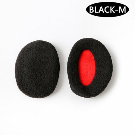 1 par vinterbandlösa öronvärmare Vindtäta hörselskydd Svarta kvinnor