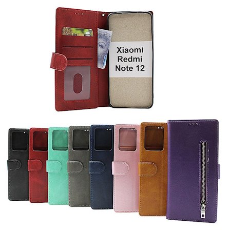 Zipper Standcase Wallet Xiaomi Redmi Note 12