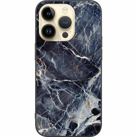 Apple Iphone 14 Pro Svart Skal Marbled