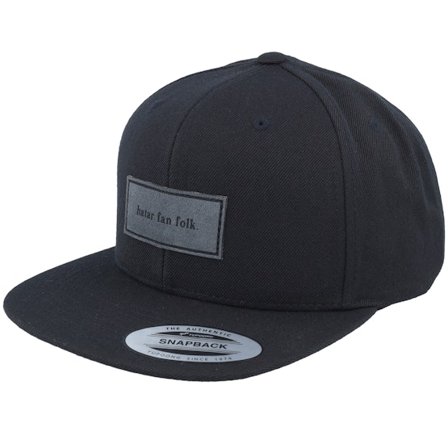 Kränkt! - Černá snapback Kšiltovka - Hatar Fan Folk Patch Black Snapback @ Hatstore