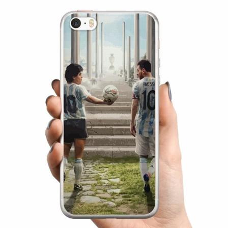 Apple Iphone 5s Tpu Mobilskal Messi