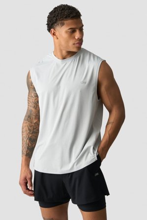 ICANIWILL - Stride Sleeveless T-shirt Men Grey - Toppe - Herrer - Træningstøj fra ICIW