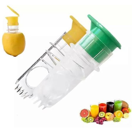 Sitronpresse med skrukork, sitronpresser i plast, praktisk juicepresse