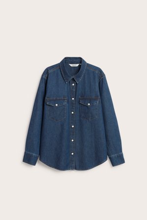 Kappahl | Jeansskjorta | Mörk denim
