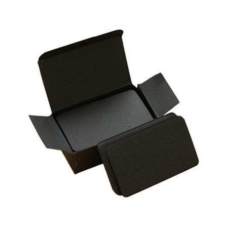 100 STK Små mini visittkort Blanke navnelapper Kartong gaveordkort for bedriftsgavekort DIY utdanningskort