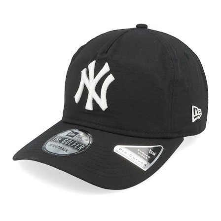 New Era - MLB Schwarz unconstructed Cap - New York Yankees Everyday Nylon Black/White Dat Cap / Unstructured @ Hatstore