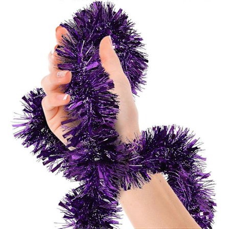 Täydellinen joulun metallisille serpentiineille, kaupallisen pituuden tahraa hylkivä paksu foliolanka seppele kausijuhliin, klassinen joulu