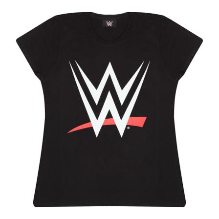 Wwe T-shirt Med Logotyp För Dam/dam 5xl Svart