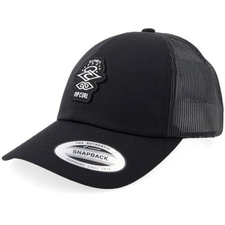 Rip Curl - Svart trucker Keps - Search Icon Black Trucker @ Hatstore